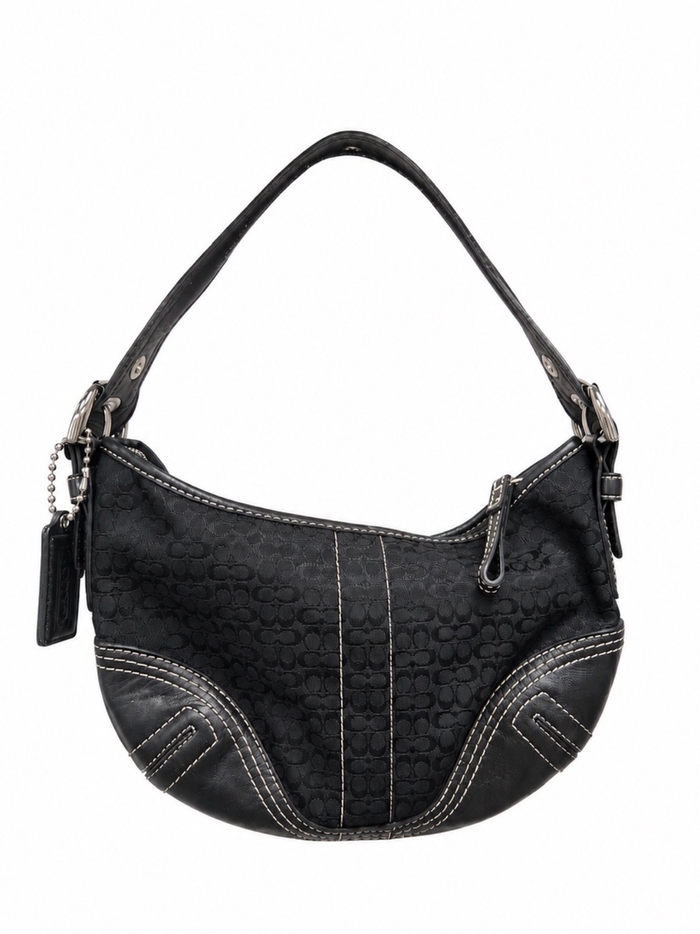 Coach SoHo Black Women's Shoulder Bag - Classic Quilted Design